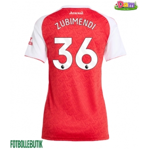 Arsenal Martin Zubimendi #36 Hemmatröja Kvinnor 2025-26 Kortärmad